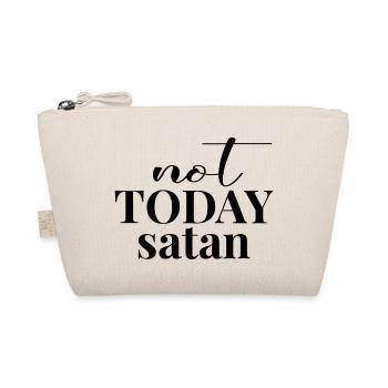 Not today Satan! - Organic Pouch - nature - Front