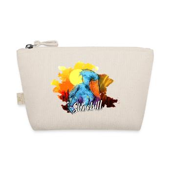 Schuhschnabel Vogel Ornithologe Wald I Geschenk - Bio-Täschchen - Natur - Vorne