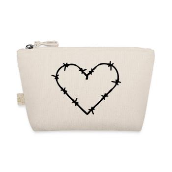 Cœur piégé Amour fil barbelé épineux - Trousse biologique - nature - Devant