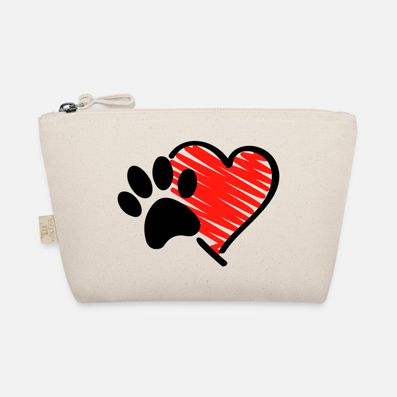 Paw Heart Organic Pouch
