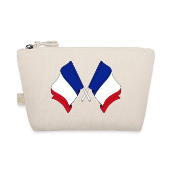 Two flags France - Organic Pouch - nature - Front