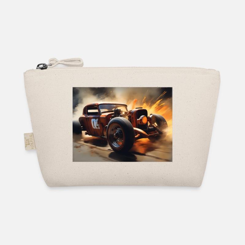 Rusty Hot Rod racing #4 Organic Pouch