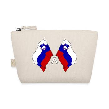 Deux drapeaux Slovénie - Trousse biologique - nature - Devant