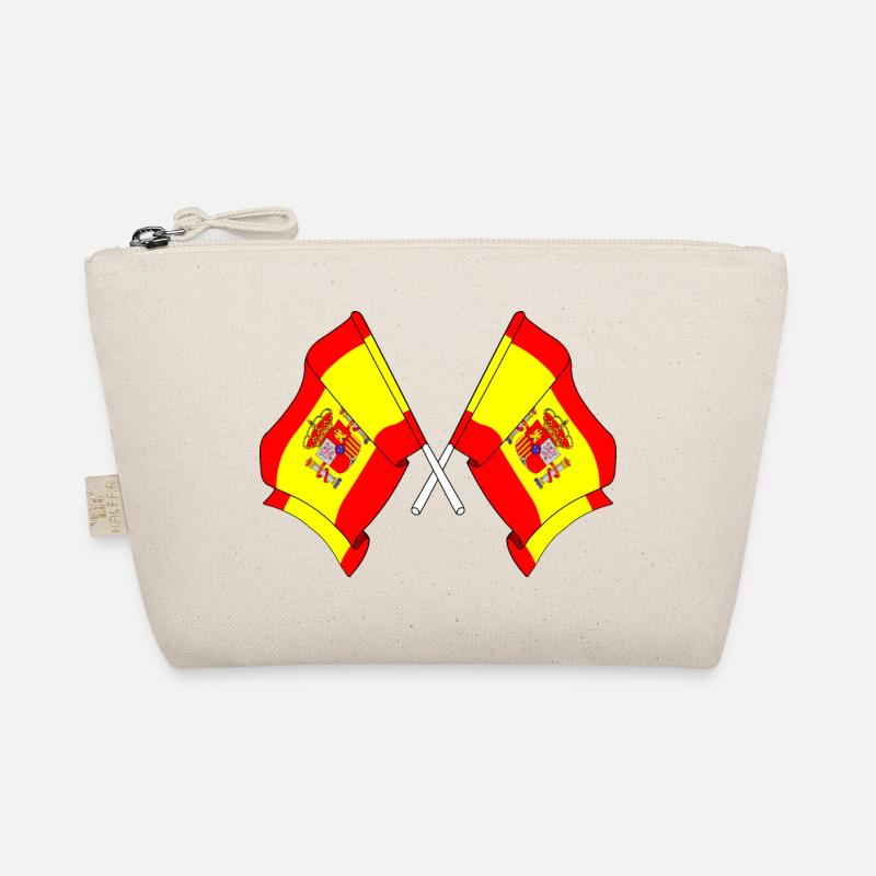 Two flags Spain Organic Pouch