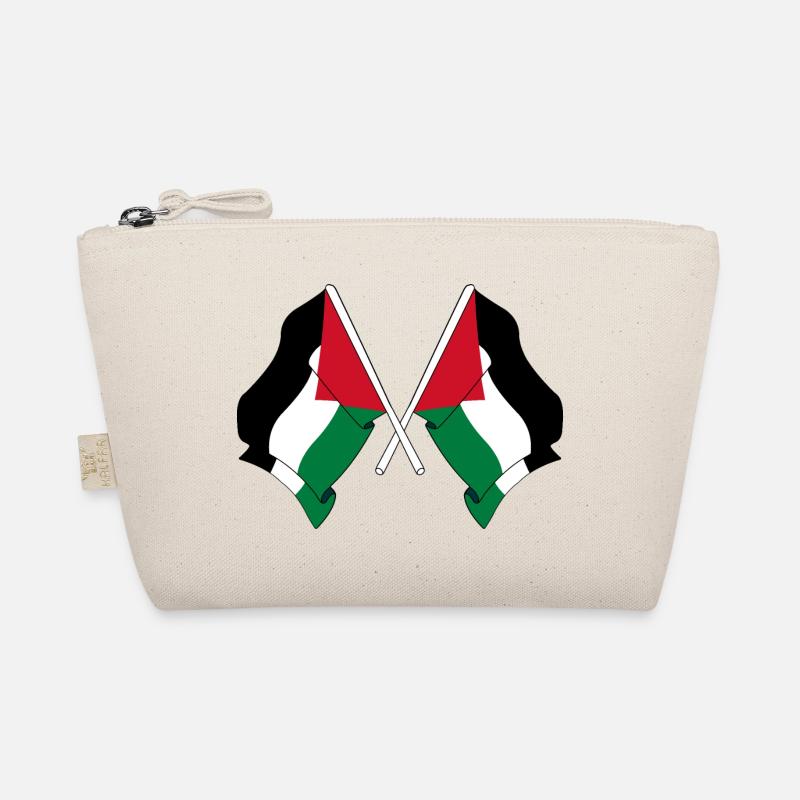 Deux drapeaux palestiniens croisés Trousse biologique