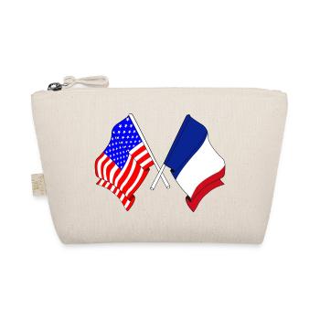 Drapeau des États-Unis et drapeau de la France - Trousse biologique - nature - Devant