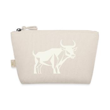Stier-Wächter - Bio-Täschchen - Natur - Vorne
