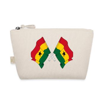Deux drapeaux du Ghana croisés - Trousse biologique - nature - Devant