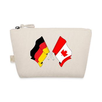 Flagge von Deutschland und Flagge Kanada - Bio-Täschchen - Natur - Vorne