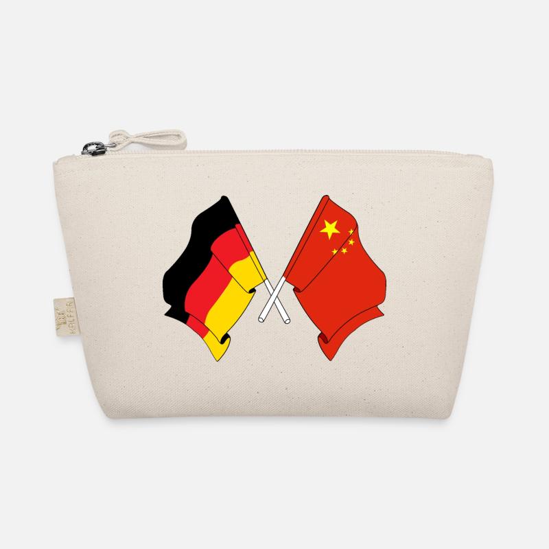 Drapeau de l’Allemagne et drapeau de la Chine Trousse biologique