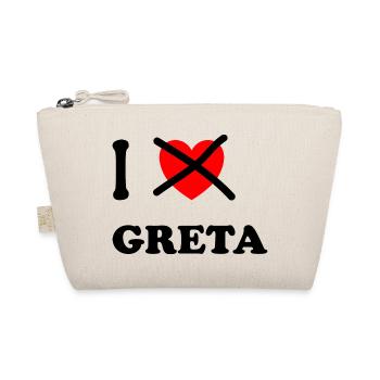 Greta mag ich nicht mehr - Bio-Täschchen - Natur - Vorne