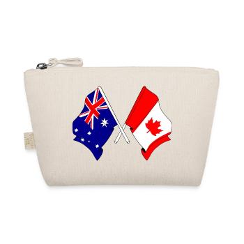 Flagge Australiens und Kanadas Flagge - Bio-Täschchen - Natur - Vorne