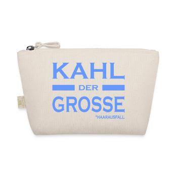 Kahl der Grosse - Haare-Glatze-lustige Sprüche V2 - Bio-Täschchen - Natur - Vorne