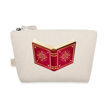 open red book for santa claus and christmas - Organic Pouch - nature - Front