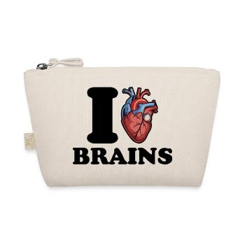 J’adore Brains - Trousse biologique - nature - Devant