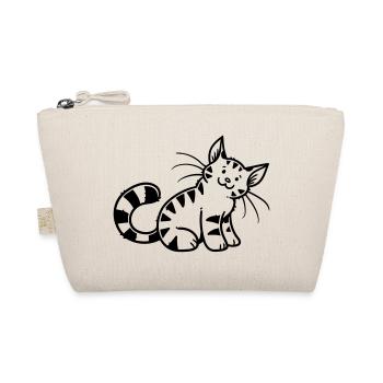 Cartoon Kitten - Bio-Täschchen - Natur - Vorne