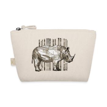 Nashorn - Bio-Täschchen - Natur - Vorne