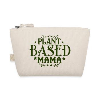 Plant based mom, vegan, veganuary, animal welfare - Organic Pouch - nature - Front