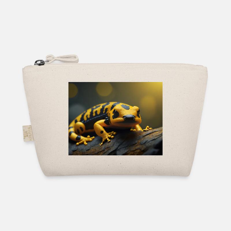Cute animals doing hibernation – fire salamander Organic Pouch