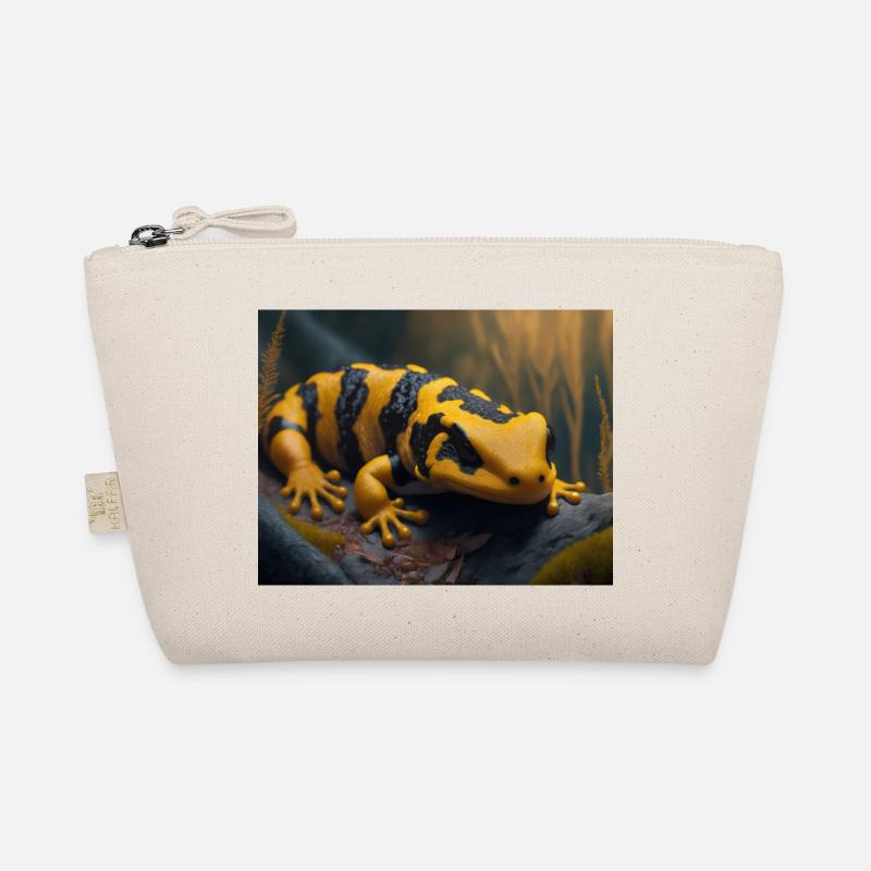 Cute animals doing hibernation – fire salamander Organic Pouch