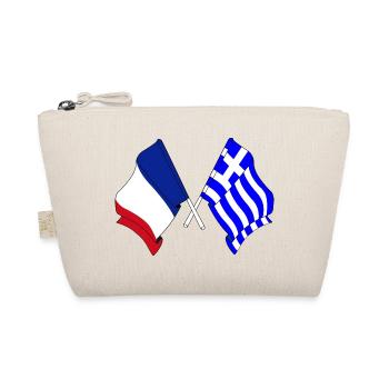 Flag of France and flag of Greece - Organic Pouch - nature - Front