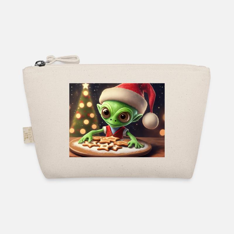 extraterrestre portant un pull de Noël laid Trousse biologique