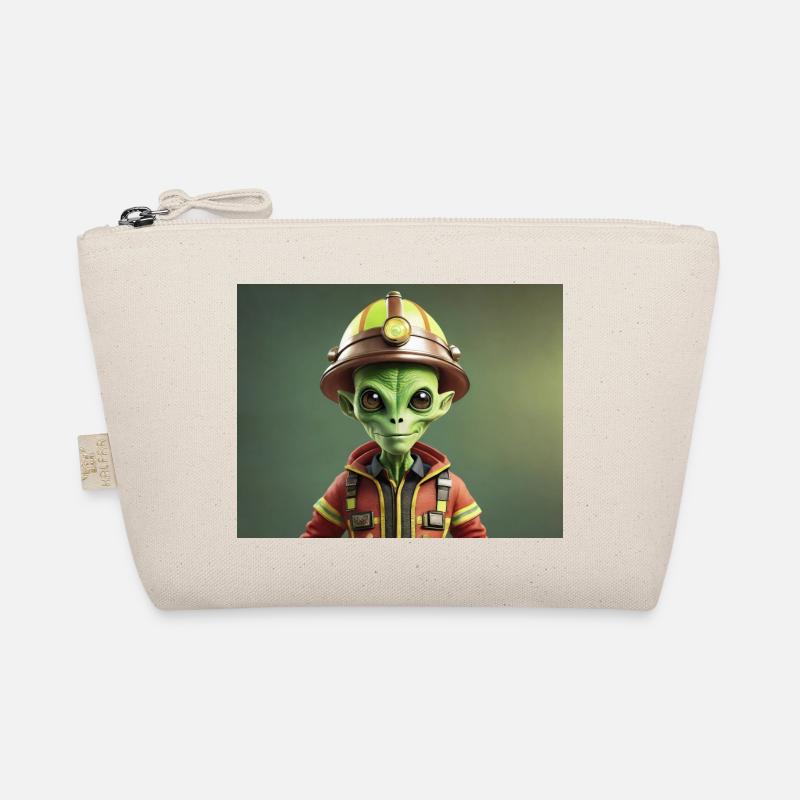 mignon petit pompier extraterrestre rétro rétro vert Trousse biologique