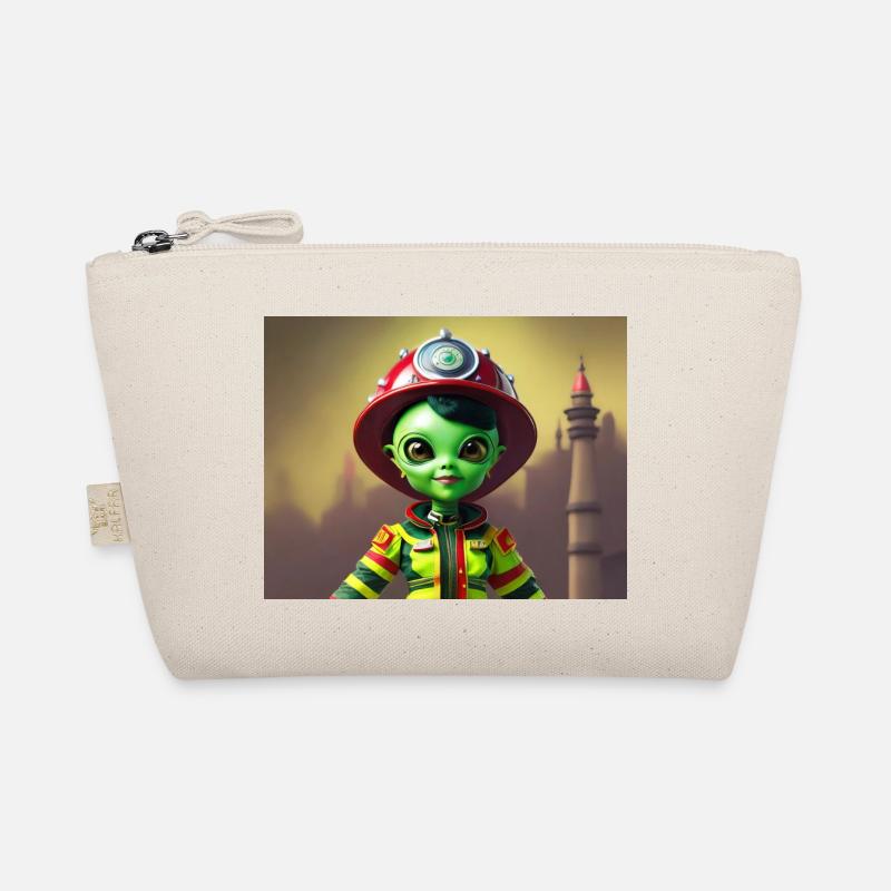 mignon petit pompier extraterrestre rétro rétro vert Trousse biologique