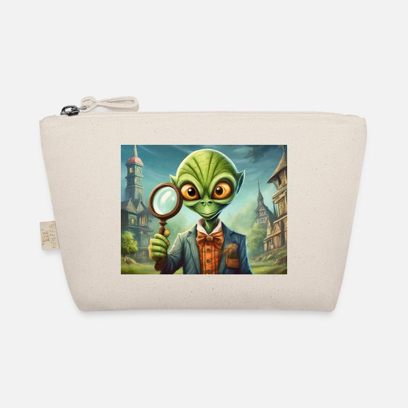 mignon petit détective extraterrestre rétro rétro vert Trousse biologique