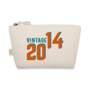 Vintage Retro 2014 - Bio-Täschchen - Natur - Vorne