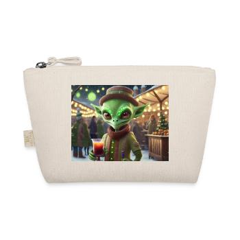 drinking mulled wine at the Christmas marked - Organic Pouch - nature - Front