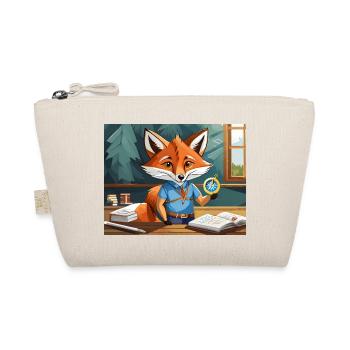 Mignon petit renard démon cours de géographie - Trousse biologique - nature - Devant