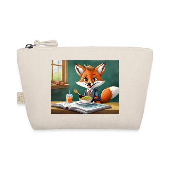 mignon petit renard démon vie quotidienne - déjeuner - Trousse biologique - nature - Devant
