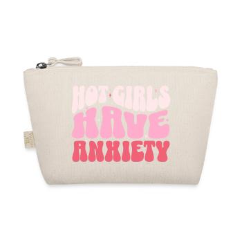 Hot girls have anxiety - Organic Pouch - nature - Front