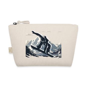 Snowbord Berge - Bio-Täschchen - Natur - Vorne