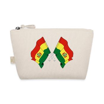 Deux drapeaux croisés depuis la Bolivie - Trousse biologique - nature - Devant