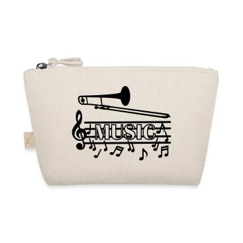 Logo de la musique du trombone - Trousse biologique - nature - Devant