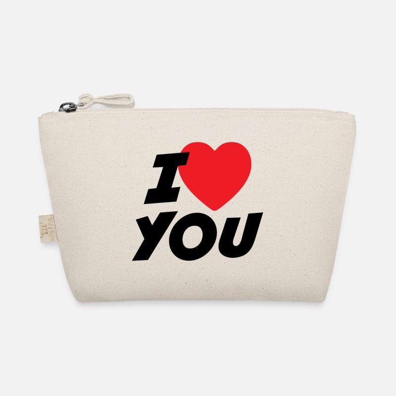 Ich liebe dich Bio-Täschchen