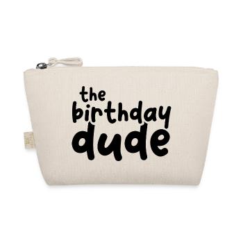 l’anniversaire mec anniversaire garçon guy icône drôle - Trousse biologique - nature - Devant