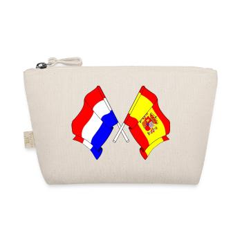 Flag of the Netherlands and flag of Spain - Organic Pouch - nature - Front