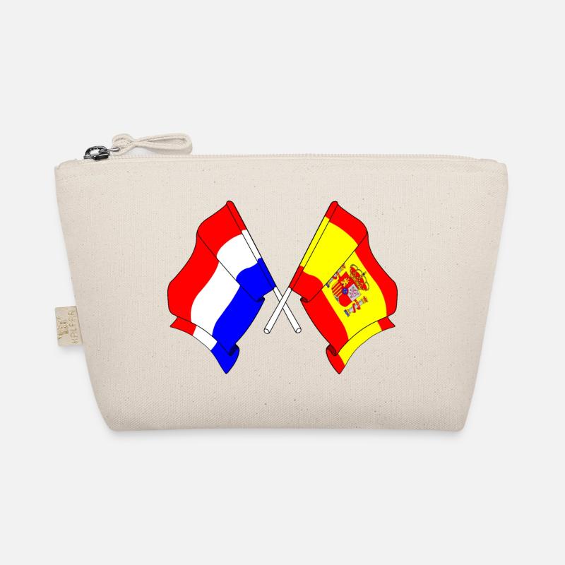 Drapeau des Pays-Bas et drapeau de l’Espagne Trousse biologique