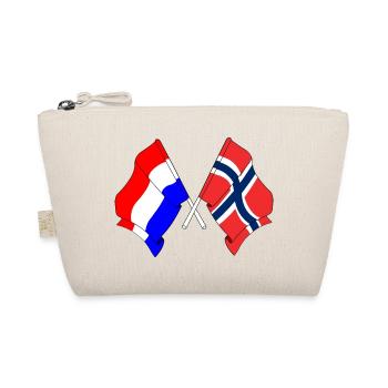 Flagge der Niederlande und Flagge Norwegen - Bio-Täschchen - Natur - Vorne