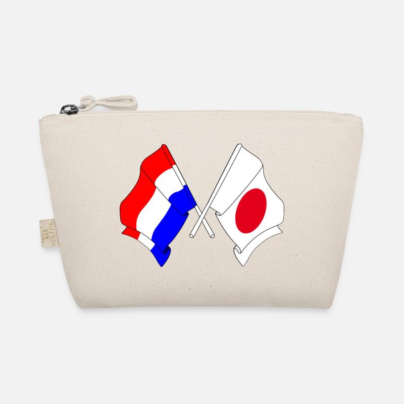 Drapeau des Pays-Bas et drapeau du Japon Trousse biologique