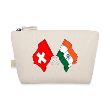 Drapeau de la Suisse et drapeau de l’Inde - Trousse biologique - nature - Devant