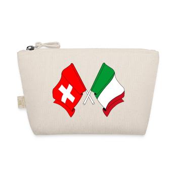 Drapeau de la Suisse et drapeau de l’Italie - Trousse biologique - nature - Devant