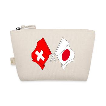 Drapeau de la Suisse et drapeau du Japon - Trousse biologique - nature - Devant
