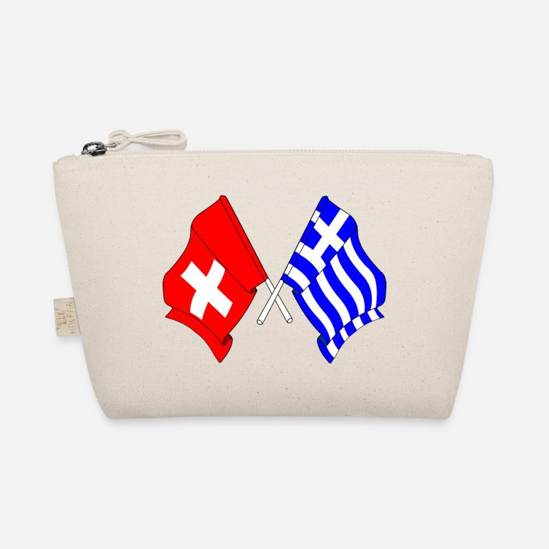 Drapeau de la Suisse et drapeau de la Grèce Trousse biologique