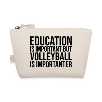 Volleyball Volleyball Volleyball - Organic Pouch - nature - Front