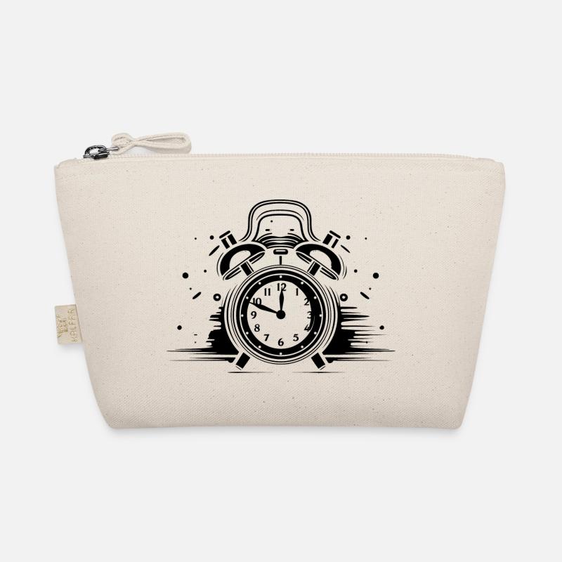 Clock Sketch Organic Pouch