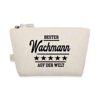 Bester Wachmann Weltbester Wachdienst Secruity - Bio-Täschchen - Natur - Vorne